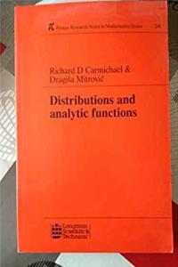 e-Book Distributions and Analytic Functions (Pitman Research Notes in Mathematics Series) download