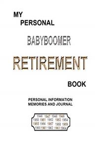 e-Book My Personal BABYBOOMER RETIREMENT Book download