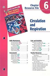 e-Book North Carolina Holt Science  Technology Chapter 6 Resource File: Circulation and Respiration download